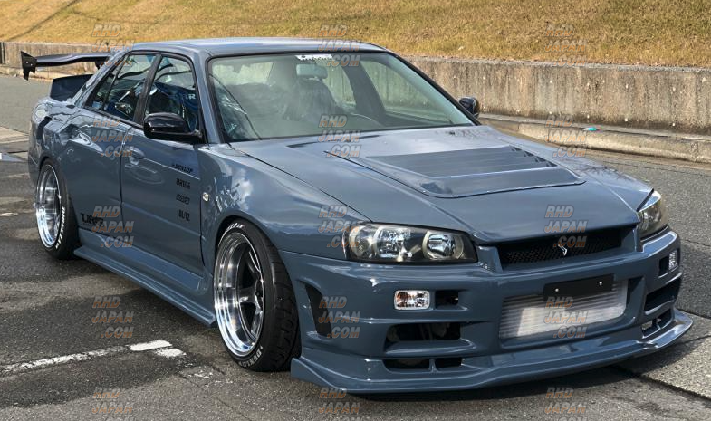 URAS CHO Super Wide Aero System Body Kit 11pcs Full Kit - Skyline R34 4-Door